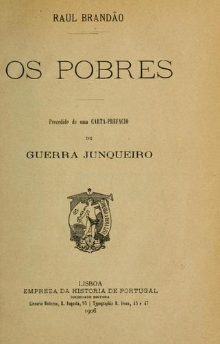 Cover for Os Pobres