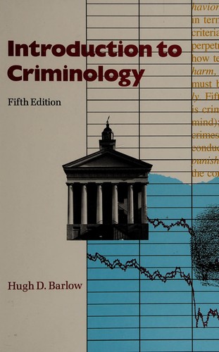 Cover for Intro Criminology 5ec Barlow