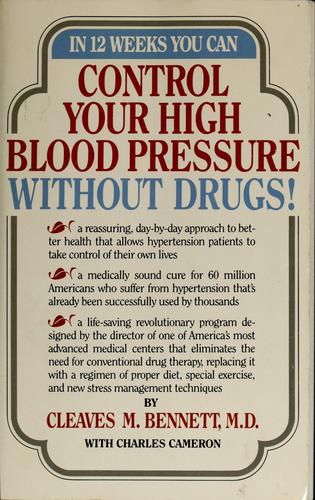 Cover for Control your high blood pressu