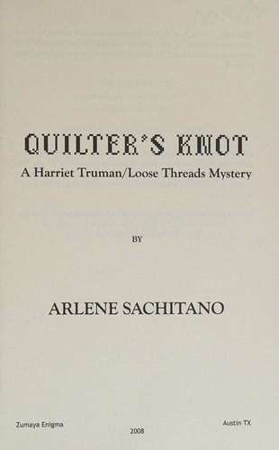 Cover for Quilter's knot