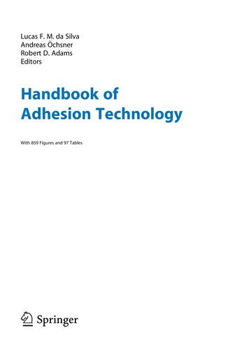 Cover for Handbook of Adhesion Technology