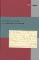 Cover for Textsorten und Systemtheorie