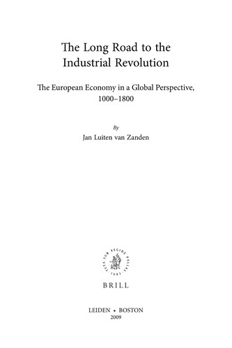 Cover for The long road to the Industrial Revolution