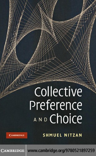 Cover for Collective preference and choice