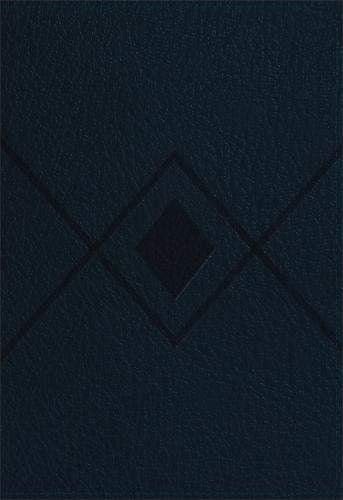 Cover for CSB Baker Illustrated Study Bible Navy, Diamond Design LeatherTouch