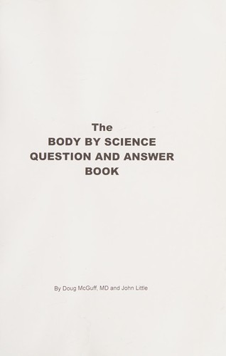 Cover for Body by science question and answer book