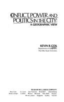 Cover for Conflict, power and politics in the city