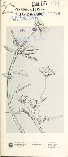 Cover for Persian clover
