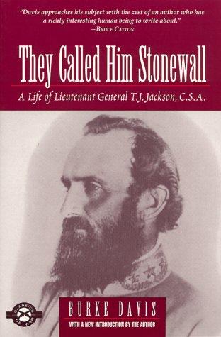 Cover for They called him Stonewall
