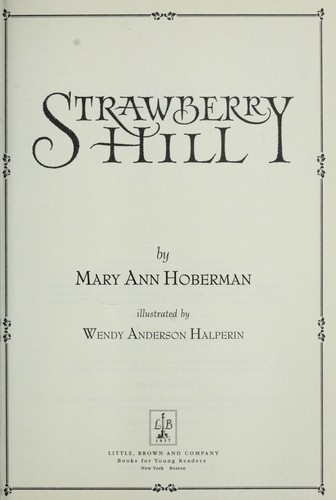 Cover for Strawberry Hill