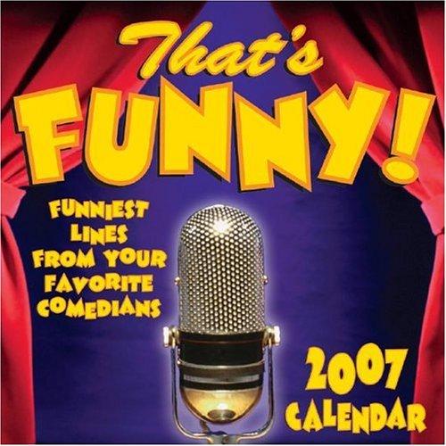 Cover for That's Funny! 2007 Day-to-Day Calendar
