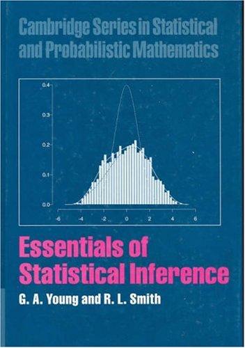 Cover for Essentials of Statistical Inference (Cambridge Series in Statistical and Probabilistic Mathematics)