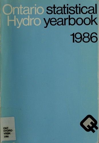 Cover for ONTARIO HYDRO STATISTICAL YEARBOOK