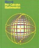 Cover for Merrill Pre-Calculus Mathematics
