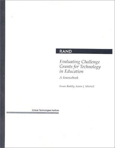 Cover for Evaluating challenge grants for technology in education