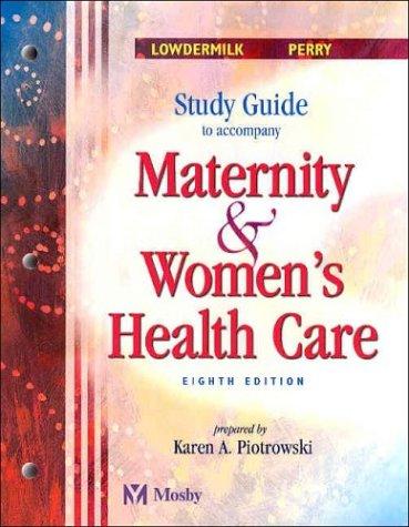 Cover for Study Guide to Accompany Maternity and Women's Health Care