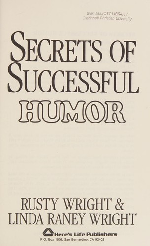 Cover for Secrets of successful humor