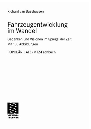 Cover for Fahrzeugentwicklung im Wandel
