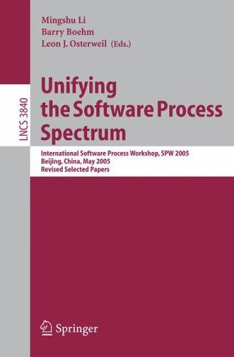 Cover for Unifying the Software Process Spectrum