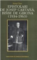 Cover for Epistolari de Josep Cartañà, bisbe de Girona (1934-1963)