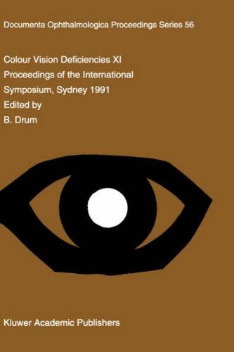 Cover for Colour Vision Deficiencies XI (Documenta Ophthalmologica Proceedings Series)
