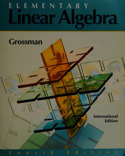Cover for Elementary linear algebra