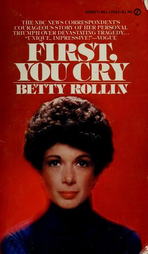 Cover for First, you cry