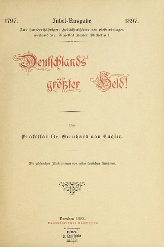 Cover for Deutschlands grösster Held!