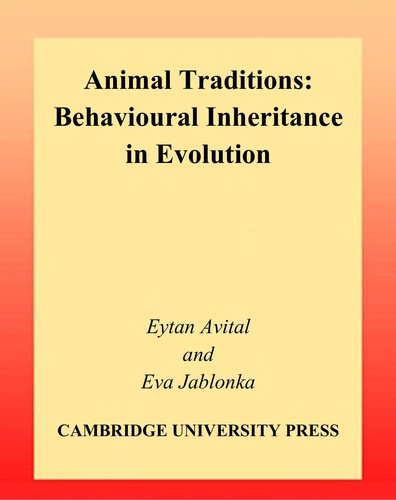 Cover for Animal traditions