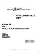 Cover for Guidance and Control, 1988 (Advances in the Astronautical Sciences, Vol 66)