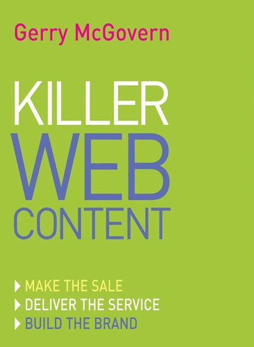 Cover for Killer Web Content