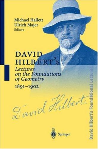 Cover for David Hilbert's lectures on the foundations of mathematics and physics, 1891-1933