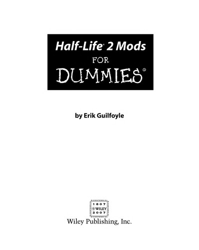Cover for Half-Life 2 mods for dummies