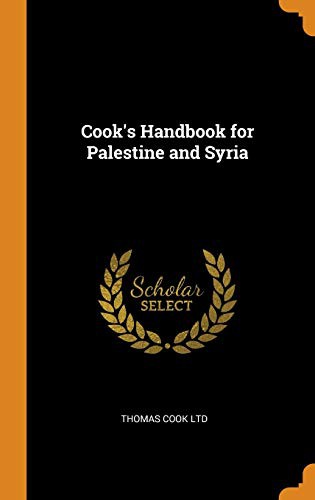 Cover for Cook's Handbook for Palestine and Syria