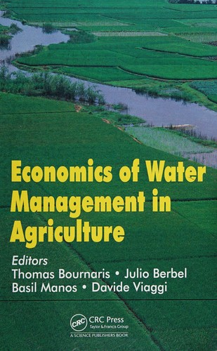 Cover for Economics of Water Management in Agriculture