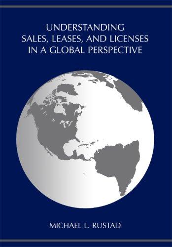 Cover for Understanding Sales, Leases, and Licenses in a Global Perspective