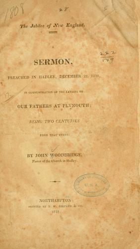 Cover for The jubilee of New England