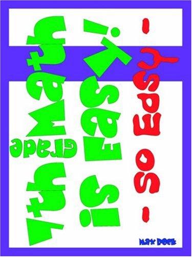 Cover for 7th Grade Math is Easy! So Easy