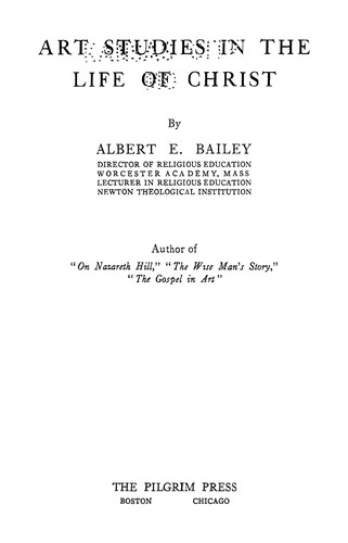 Cover for The Gospel in art