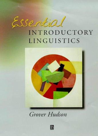 Cover for Essential introductory linguistics
