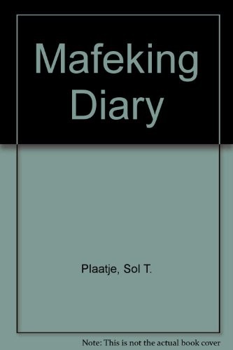 Cover for Mafeking diary