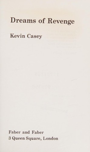 Cover for Dreams of revenge