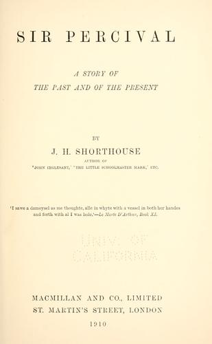 Cover for Sir Percival