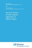 Cover for Spectral theory of self-adjoint operators in Hilbert space