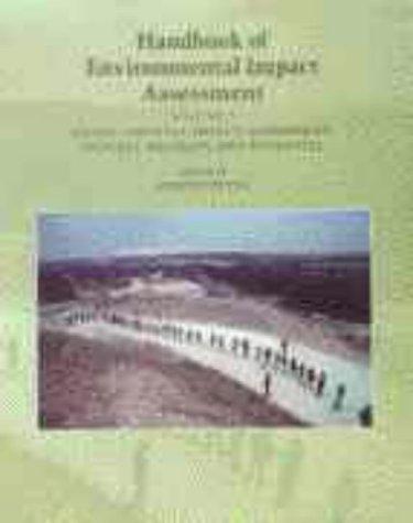 Cover for Handbook of environmental impact assessment