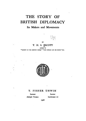 Cover for The story of British diplomacy