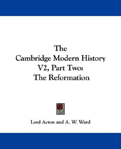 Cover for The Cambridge Modern History V2, Part Two