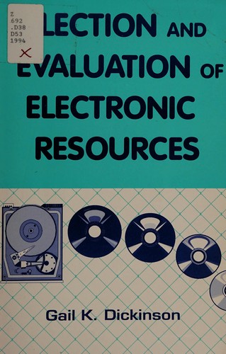 Cover for Selection and evaluation of electronic resources