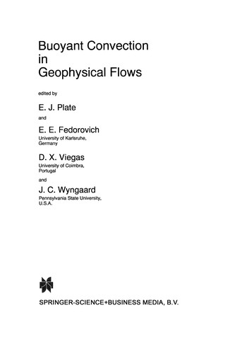 Cover for Buoyant Convection in Geophysical Flows
