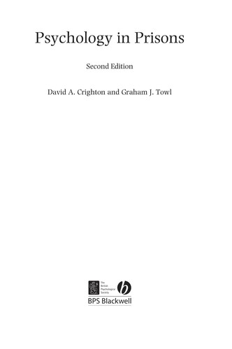 Cover for Psychology in prisons
